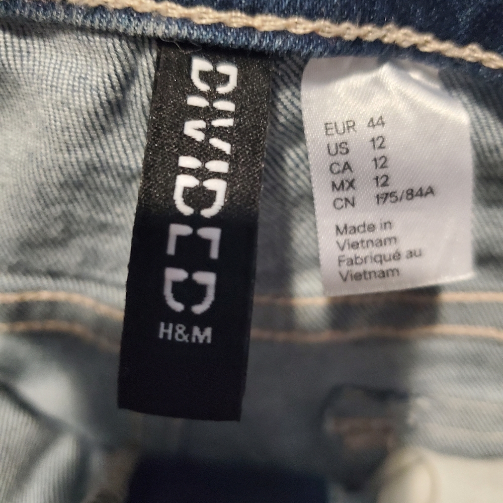 H & M Divided Women's Jeans Size 12 NWT - Picture 5 of 8